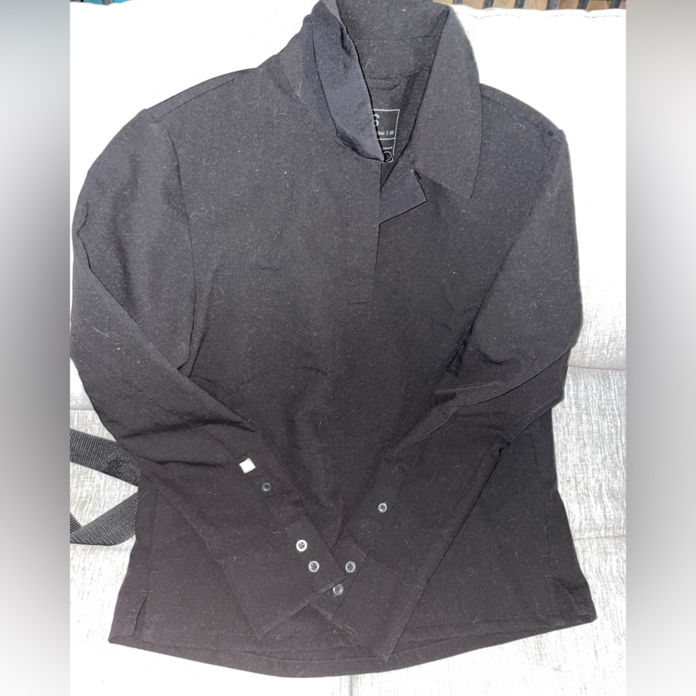 Black Figs XS Nala Long Sleeve Scrub Top